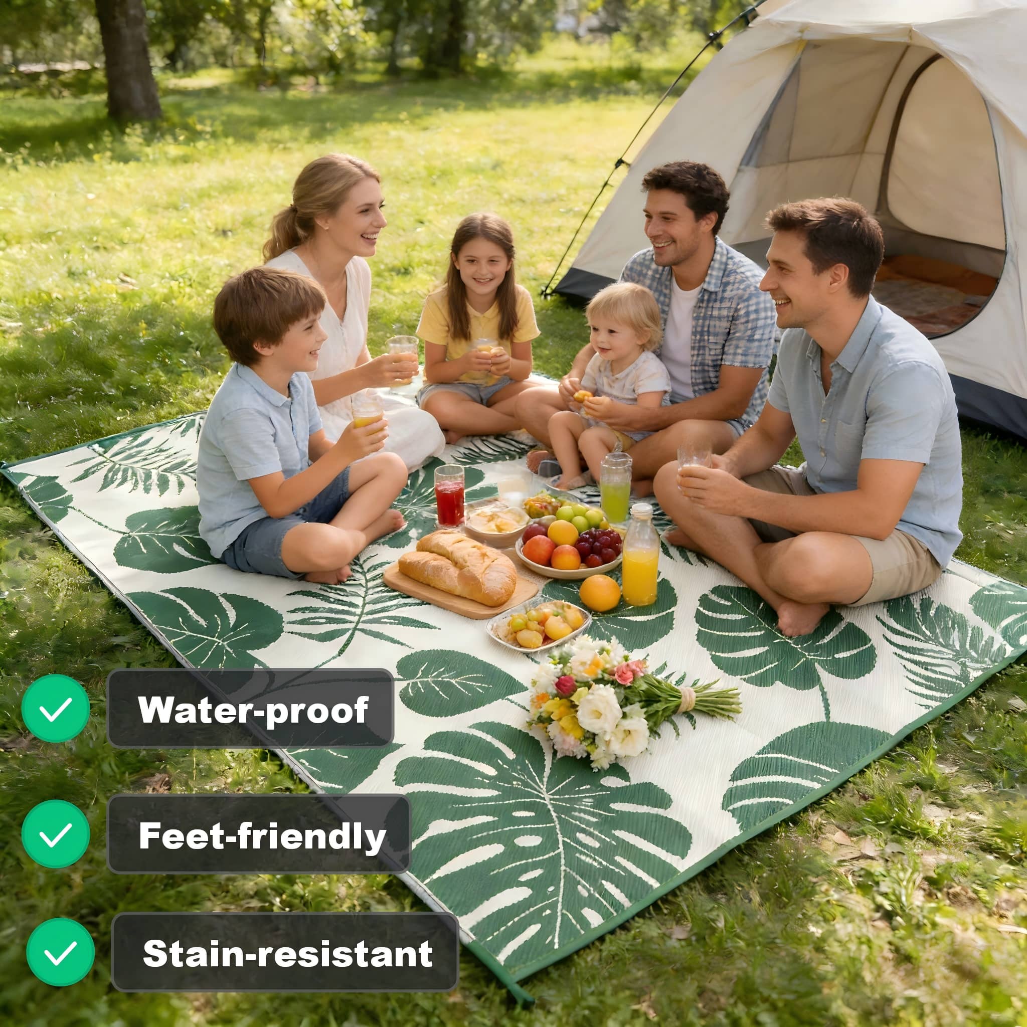 Verkaufsschlager für Outdoor-PP-Teppiche auf europäischen und nordamerikanischen Märkten