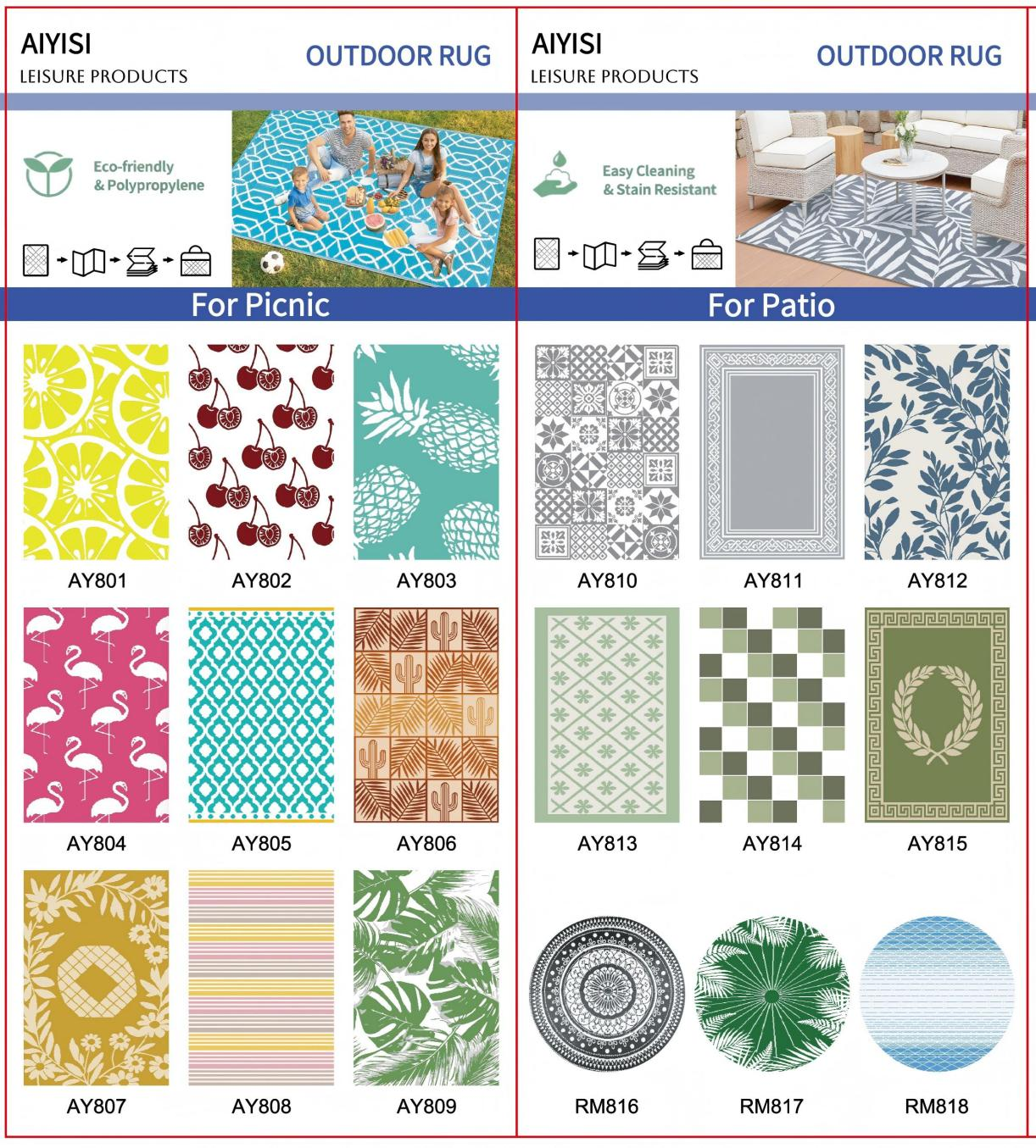 Maßgeschneiderte PP-Webmatten mit flexiblen Design- und Farblösungen von AIYISI