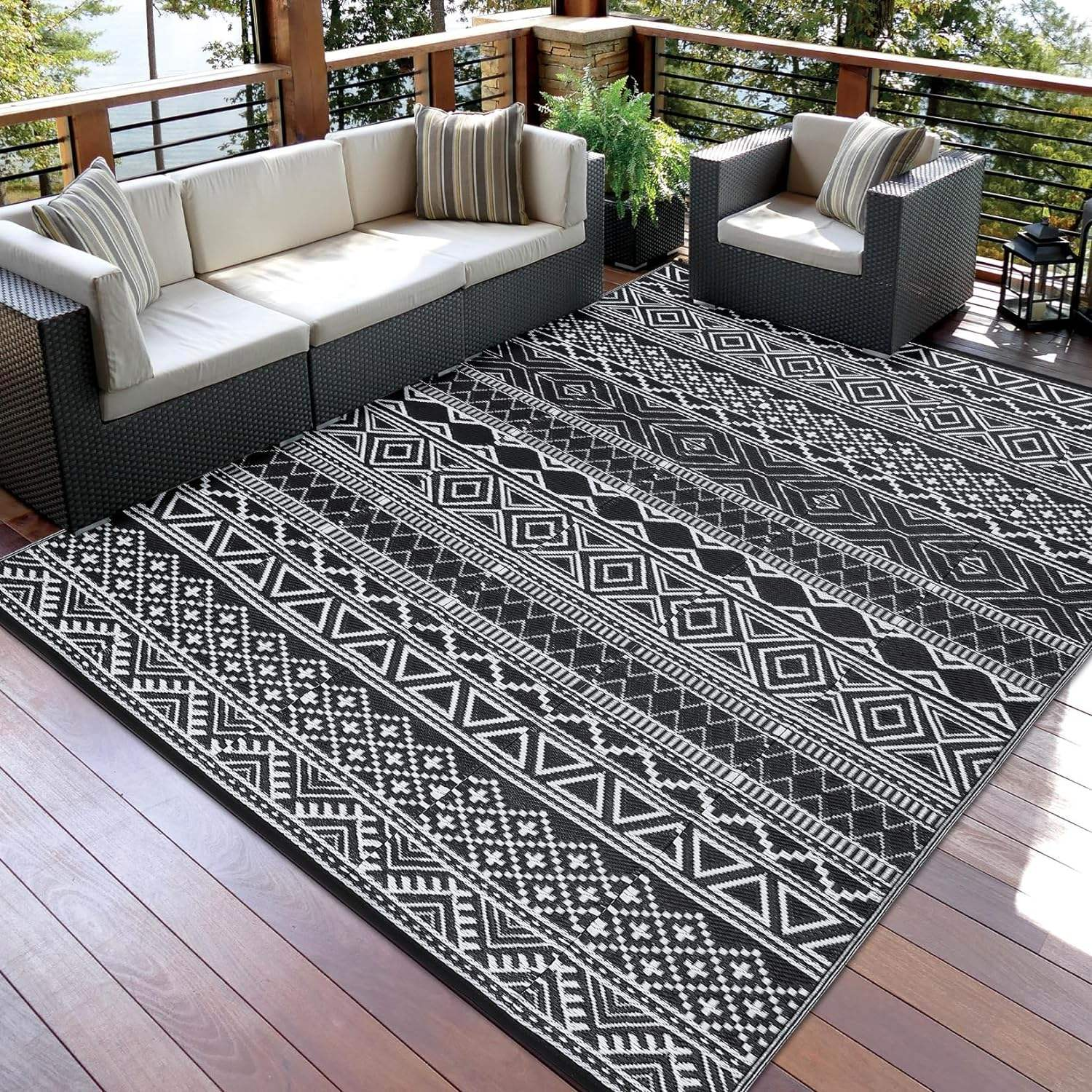 Recyclable PP outdoor rug