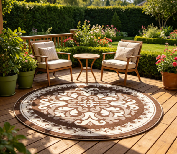 China Round Outdoor Mat